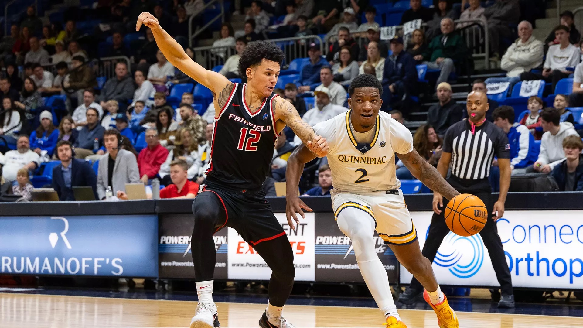 Monroe, Otieno lead way in rivalry win for Quinnipiac men’s basketball